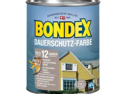 Bondex Dauerschutz-Farbe Morgenweiß seidenglänzend 750ml