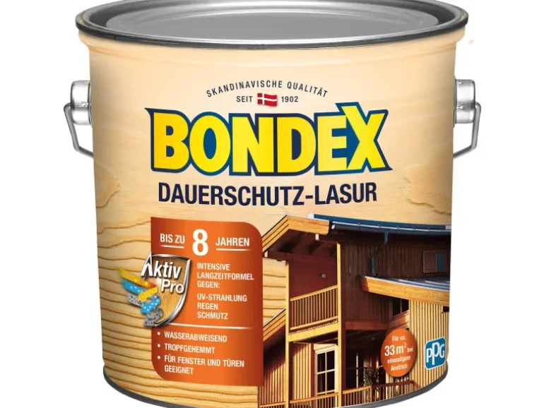 Bondex Dauerschutz-Lasur Eiche 2,5 l