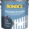 Bondex Holzfarbe für Außen Weiß 7,5 l