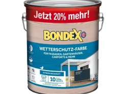 Bondex Wetterschutz-Farbe RAL 7016 Anthrazitgrau - 3 l reicht für ca. 27 m²