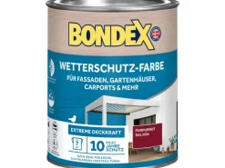 Bondex Wetterschutz-Farbe RAL 3004 Purpurrot 750 ml