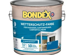 Bondex Wetterschutz-Farbe RAL 5009 Azurblau 2,5 l