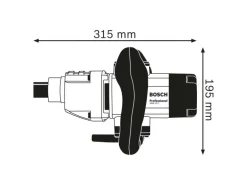 Bosch Professional Rührwerk GRW 12 E 1.200 W inkl. Rührkorb 140 mm