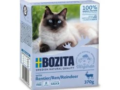 Bozita Katzen-Nassfutter Häppchen in Soße Rentier 370 g