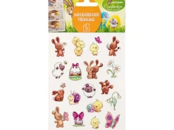 Brauns-Heitmann Eierfarben Sticker Frühling für Eier 1 Blatt Bunt