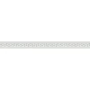Bricoflor antik Tapetenbordüre Selbstklebend Silber Tapeten Bordüre Im Griechischen Stil Vlies Tapetenborte Ideal für Badezimmer und Küche
