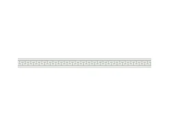 Bricoflor antik Tapetenbordüre Selbstklebend Silber Tapeten Bordüre Im Griechischen Stil Vlies Tapetenborte Ideal für Badezimmer und Küche
