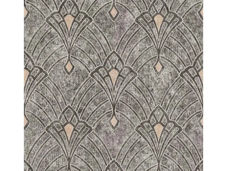 Bricoflor Art Deco Tapete Nostalgisch Schwarz Graue Jugendstil Vliestapete Im Vintage Stil Vlies Mustertapete Im antik Look für Esszimmer und Flur