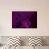Bricoflor Ausgefallenes Wandbild In Lila Blumen Leinwand Bild In Ölgemälde Optik Stillleben Bild Im Neobarock Stil Für Schlafzimmer Und Wohnzimmer