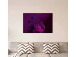 Bricoflor Ausgefallenes Wandbild In Lila Blumen Leinwand Bild In Ölgemälde Optik Stillleben Bild Im Neobarock Stil Für Schlafzimmer Und Wohnzimmer
