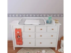 Bricoflor Baby Tapete mit Katzen für Mädchen Graue Kinderzimmer Bordüre Selbstklebend mit Tieren Katzentapete Ideal für Babyzimmer Von Mädchen