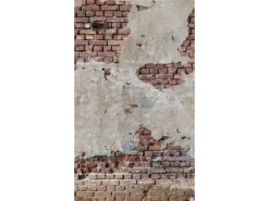 Bricoflor Backstein Tapete Alte Mauer Braun Grau Für Küche Und Wohnzimmer Vlies Steintapete In 3D Optik Fototapete Mit Mauer Motiv