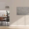 Bricoflor Badezimmer Deko Wandbilder In 120 X 80 Cm Leinwandbild In Steinoptik Hellgrau Ideal Für Küche Und Wohnzimmer