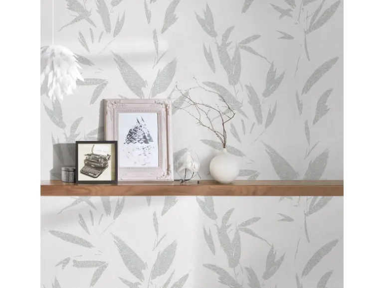 Bricoflor Bambus Tapete Asiatisch Moderne Vliestapete mit Bambusblätter Design Wellness Bambustapete Ideal für Badezimmer und Schlafzimmer