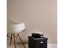 Bricoflor Beige Tapete für Küche Abwaschbare Vliestapete mit Vinyl Hell Ideal für Badezimmer und Flur Moderne Einfarbige Küchentapete Schlicht