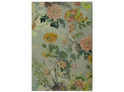 Bricoflor Blumenbilder Für Wohnzimmer Und Schlafzimmer Leinwandbild Mit Blumen Bunt 80 X 120 Cm Wandbild Floral Im Vintage Stil