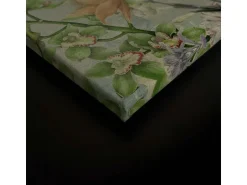Bricoflor Blumenbilder Für Wohnzimmer Und Schlafzimmer Leinwandbild Mit Blumen Bunt 80 X 120 Cm Wandbild Floral Im Vintage Stil