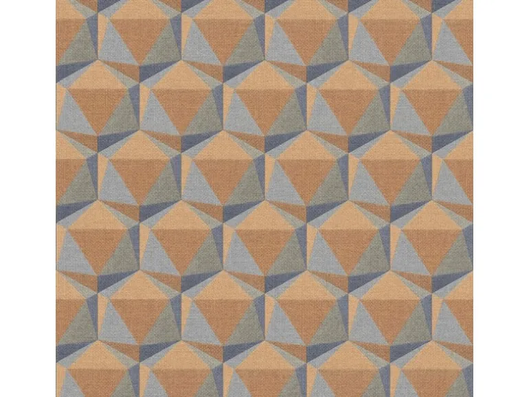 Bricoflor Bunte Tapete 60Er Jahre Retro Vliestapete Geometrisch Vlies Mustertapete In Leinenoptik Ideal Für Wohnzimmer Und Küche