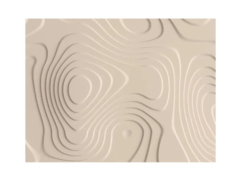 Bricoflor 3D Tapete Grafisch Beige Vliestapete Für Büro Und Schlafzimmer Digitaldruck Fototapete Im Boho Stil Modern