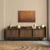 Bricoflor Deko Wandbild In Rostoptik Leinwandbild Im Industrial Style Used Look Leinwand Braun Ideal Für Wohnzimmer 120 X 80 Cm
