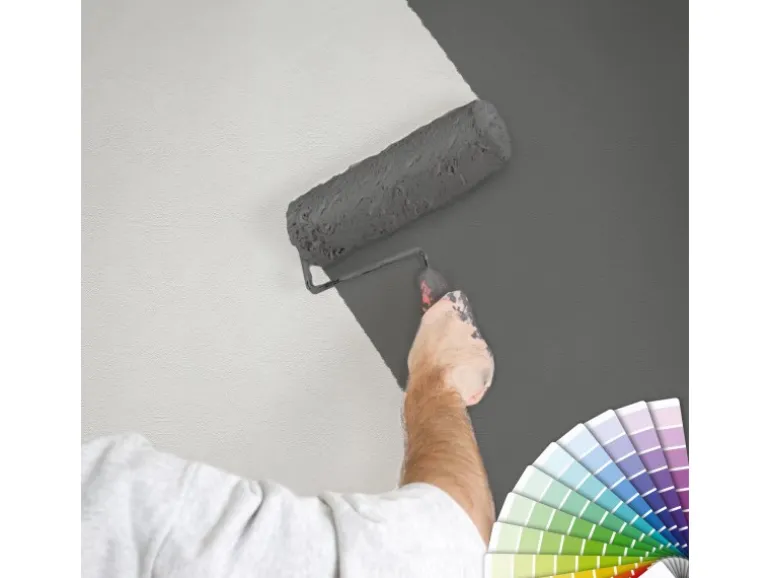 Bricoflor Einfarbige Tapete überstreichbar Uni Vliestapete Hell Ideal Zum überstreichen für Küche und Wohnzimmer Weiße Vlies Wandtapete mit Vinyl