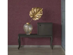 Bricoflor Florale Tapete in Bordeaux Vintage Vliestapete Kleines Muster in Aubergine Vlies Mustertapete Dezent in Beere Ideal für Ess und Wohnzimmer