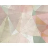 Bricoflor Geometrische Tapete In Betonoptik Bunt Pastellfarben Vliestapete Mit Dreiecken Ideal Für Jugendzimmer Und Wohnzimmer