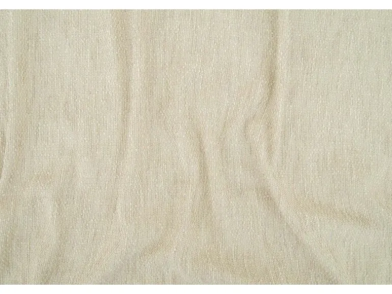 Bricoflor Halbtransparenter Vorhang mit Verdeckten Schlaufen Dean Beige
