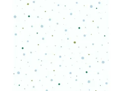 Bricoflor Helle Tapete mit Punkten Babyzimmer Vliestapete Blau und Grün Gepunktet Verspielte Kinderzimmer Wandtapete für Jungen und Mädchen