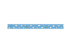 Bricoflor Kinderzimmer Bordüre mit Wolken und Sonne Hellblaue Bordüre für Babyzimmer Von Jungen und Mädchen Kinder Tapeten Bordüre 5 Cm Breit