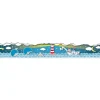 Bricoflor Kinderzimmer Bordüre Maritim mit Walen Babyzimmer Tapeten Bordüre in Blau Selbstklebend Vlies Kindertapete mit Leuchtturm für Jungen
