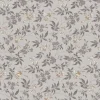 Bricoflor Landhausstil Tapete Für Küche Und Schlafzimmer Graue Vliestapete Floral Vintage Blumentapete Hellgrau Mit Ranken