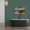 Bricoflor Leinwandbild Dünenlandschaft In 120 X 80 Cm Deko Wandbild Strand Meer Für Wohnzimmer Und Büro Ostsee Bild Maritim