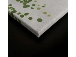 Bricoflor Leinwandbild Mit Pflanzen Grün Weiß Deko Wandbild Für Schlafzimmer Und Küche Pflanzenwand Auf Bild In 120 X 80 Cm