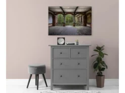 Bricoflor Lost Places Bilder Auf Leinwand Villa Bild Historisch Für Wohnzimmer Und Schlafzimmer Vintage Wandbild In 120 X 80 Cm