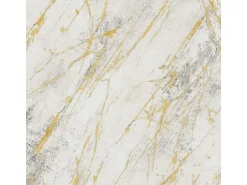 Bricoflor Marmor Tapete Weiß Gold Grau für Wohnzimmer und Schlafzimmer Scheuerbeständige Vliestapete in Marmoroptik mit Vinyl