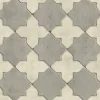 Bricoflor Marokkanische Tapete Weiß Grau Vlies Mosaiktapete Orientalisch für Küche und Bad Arabische Vliestapete in Mosaik Fliesenoptik im Orient Stil