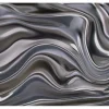 Bricoflor Metallic Tapete in 3D Optik Silber Fototapete Ausgefallen Ideal für Schlafzimmer und Küche Vlies Bildtapete Modern im Grafik Stil