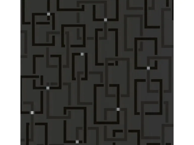 Bricoflor Moderne Tapete anthrazit Schwarz Geometrische Vliestapete mit Muster aus Vinyl Schwarze Wandtapete Ideal für Wohnzimmer und Küche