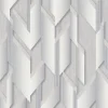 Bricoflor Moderne Tapete für Schlafzimmer in Grau Silber Geometrische Vliestapete mit 3D Metallic Effekt Vlies Mustertapete in Hellgrau