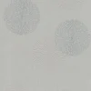 Bricoflor Moderne Tapete mit Silber Glitzer Effekt Graue Vliestapete mit Kreis Design Floral Vlies Mustertapete mit Vinyl Ideal für Wohnzimmer