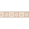 Bricoflor Naturstein Tapeten Bordüre für Küche und Badezimmer Mediterrane Tapetenbordüre aus Vlies und Vinyl Beige Tapetenborte in Mosaik Optik