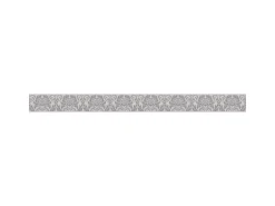 Bricoflor Neobarock Tapeten Bordüre Selbstklebend Wand Bordüre in Creme und Grau Ornament Tapetenborte mit Vinyl Ideal für Schlafzimmer und Badezimmer