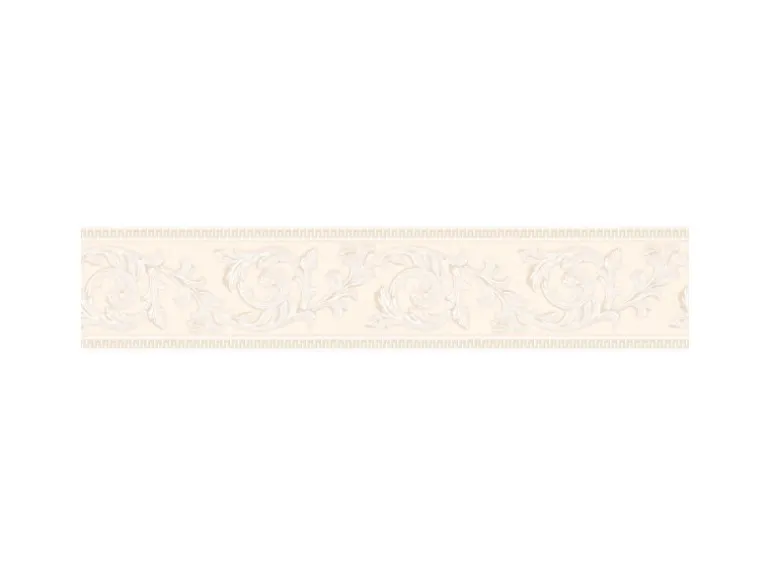 Bricoflor Rosa Tapeten Bordüre Neobarock Stil Ornament Vlies Bordüre Ideal für Schlafzimmer und Badezimmer Selbstklebende Tapetenbordüre in Hellrosa
