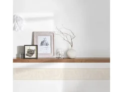 Bricoflor Rosa Tapeten Bordüre Neobarock Stil Ornament Vlies Bordüre Ideal für Schlafzimmer und Badezimmer Selbstklebende Tapetenbordüre in Hellrosa