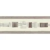 Bricoflor Selbstklebende Tapetenbordüre in Grau und Braun Moderne Bordüre in Taupe für Küche und Wohnzimmer Vlies Tapetenborte mit Vinyl