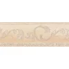 Bricoflor Selbstklebende Bordüre für Küche im Landhausstil Beige Tapetenbordüre im Mediterranen Stil Ornament Wand Bordüre aus Vlies und Vinyl