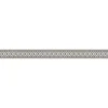 Bricoflor Silber Glitzer Tapeten Bordüre Selbstklebende Tapetenbordüre Ideal für Badezimmer und Küche Ornament Tapetenborte aus Vlies und Vinyl
