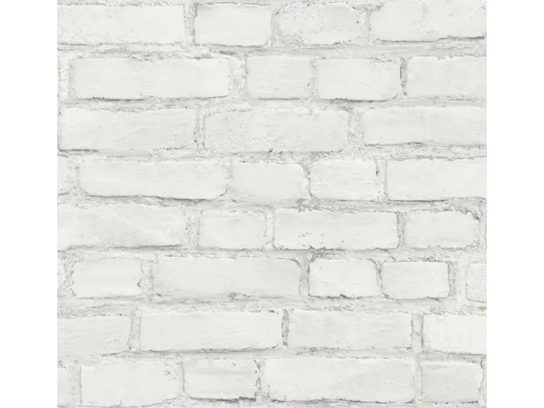 Bricoflor Steinoptik Tapete Weiß Steinmauer Vliestapete Modern Ideal für Schlafzimmer und Flur Weiße Vlies Steintapete in Mauer Optik mit Vinyl