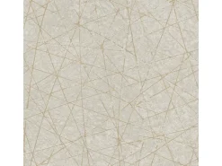 Bricoflor Tapete Beige Gold Ideal für Flur und Wohnzimmer Moderne Vliestapete mit Linien Muster und Struktur Prägung